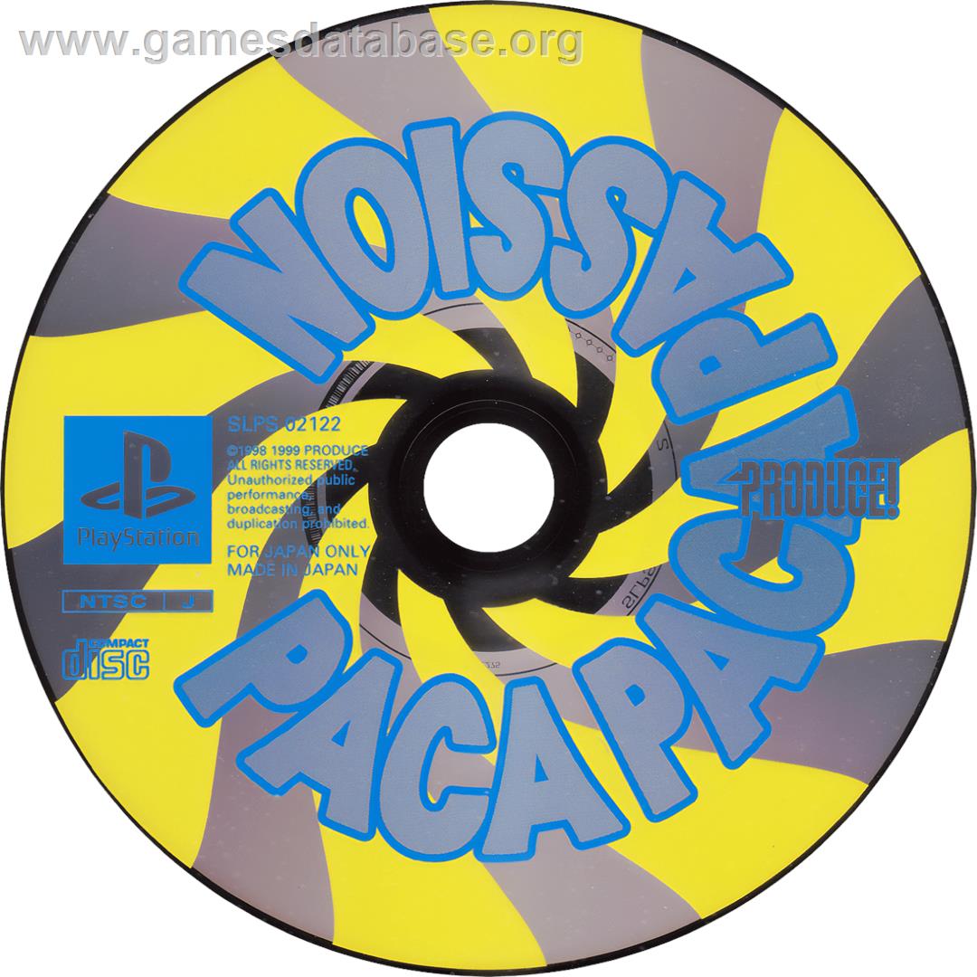 Paca Paca Passion - Sony Playstation - Artwork - Cartridge