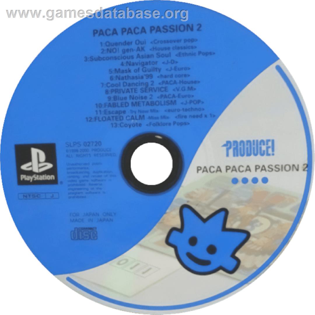 Paca Paca Passion 2 - Sony Playstation - Artwork - Cartridge