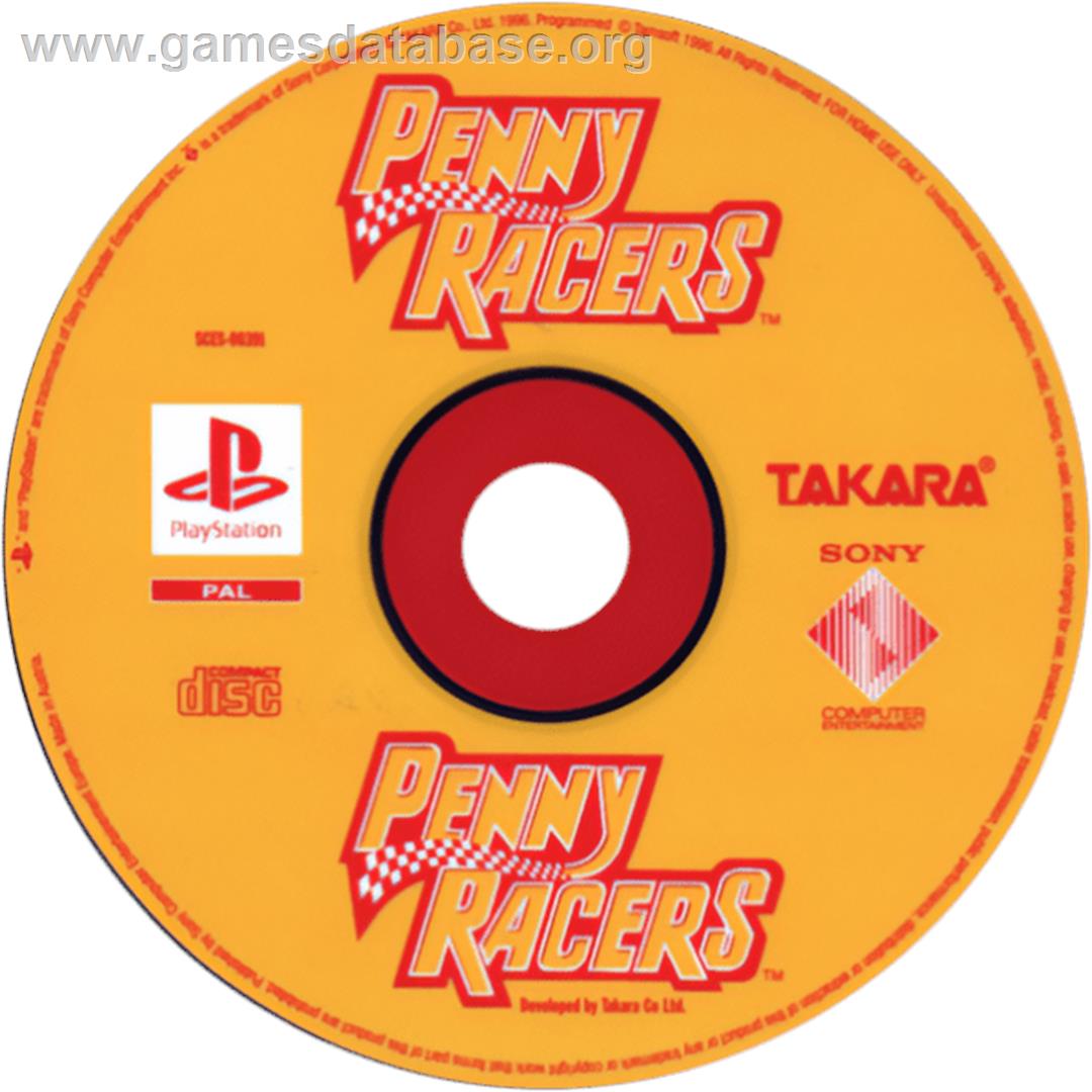 Penny Racers - Sony Playstation - Artwork - Cartridge