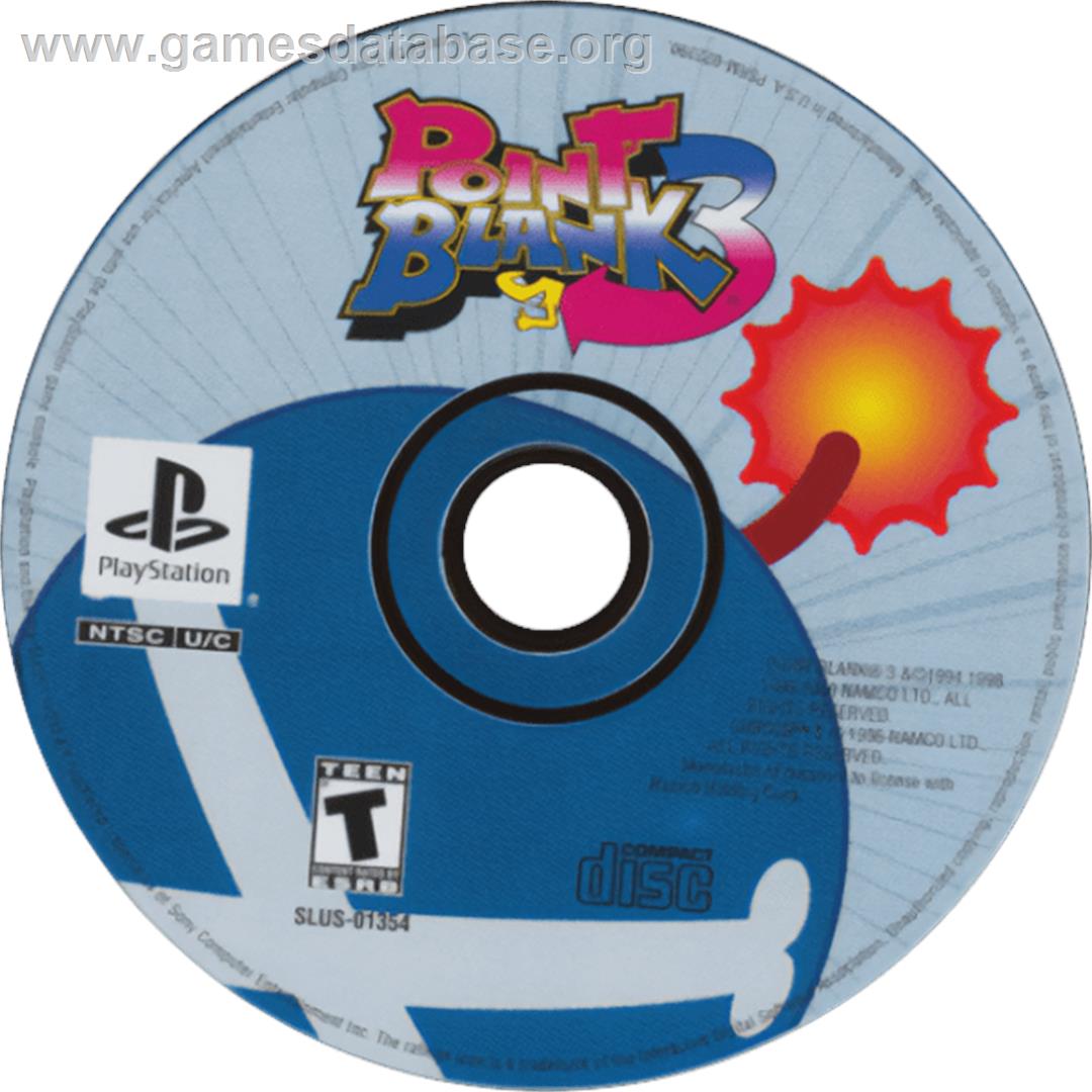 Point Blank 3 - Sony Playstation - Artwork - Cartridge