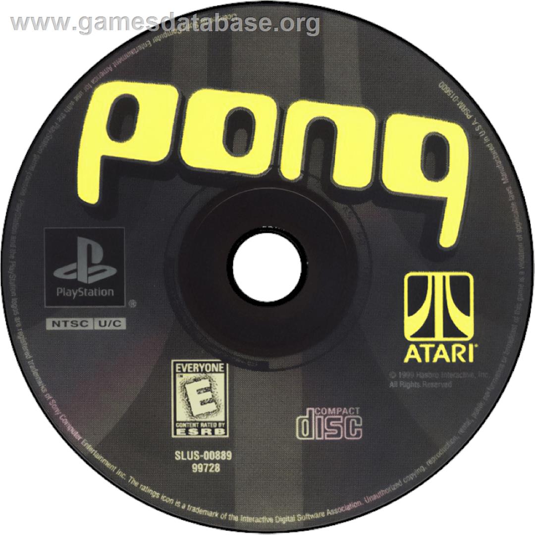 Pong: The Next Level - Sony Playstation - Artwork - Cartridge