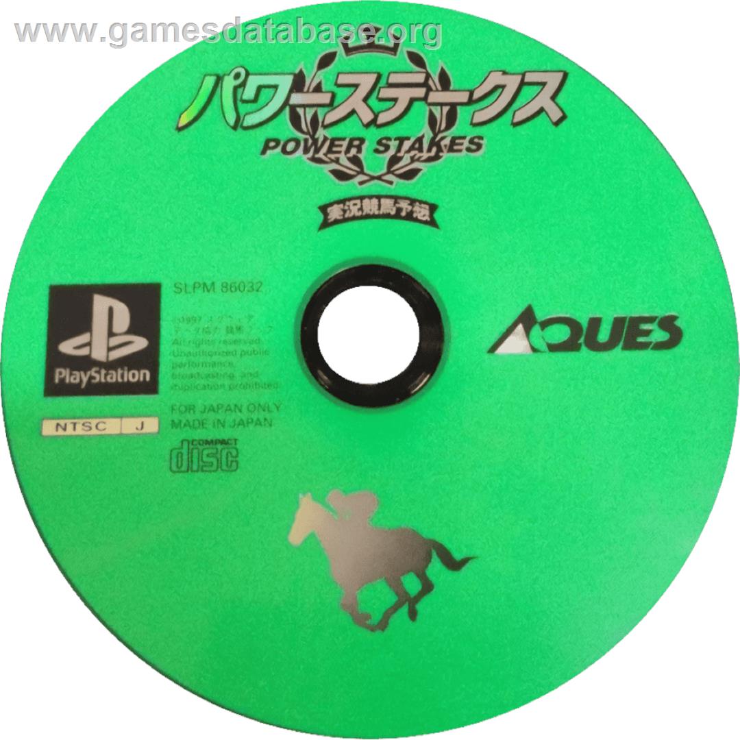 Power Stakes - Sony Playstation - Artwork - Cartridge