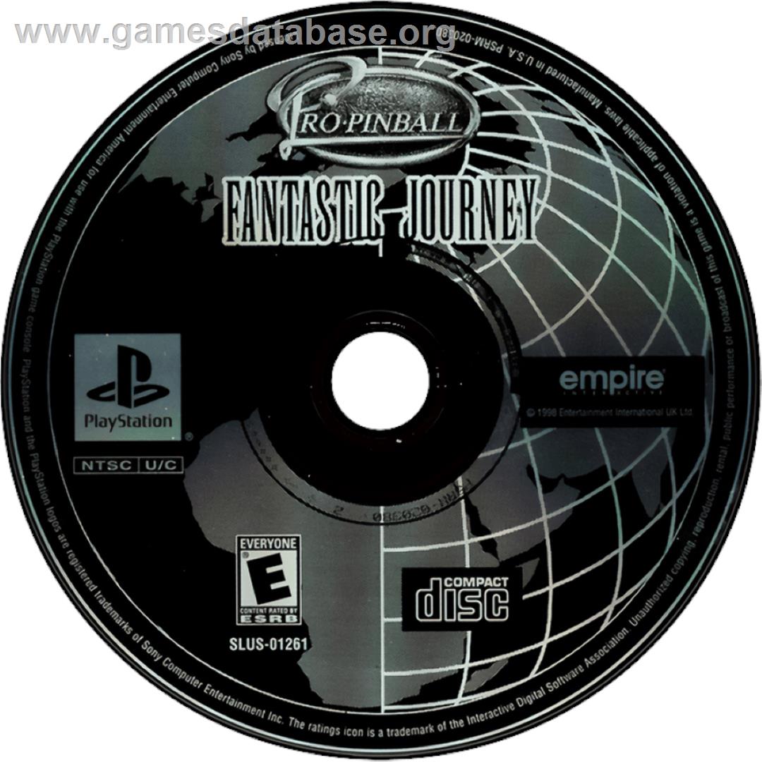 Pro Pinball: Fantastic Journey - Sony Playstation - Artwork - Cartridge