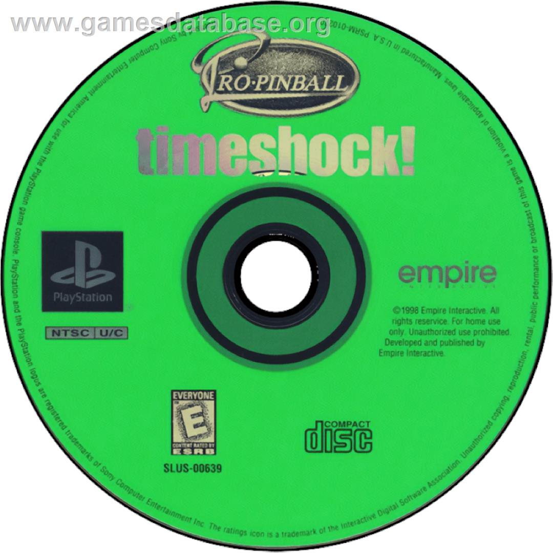 Pro Pinball: Timeshock! - Sony Playstation - Artwork - Cartridge