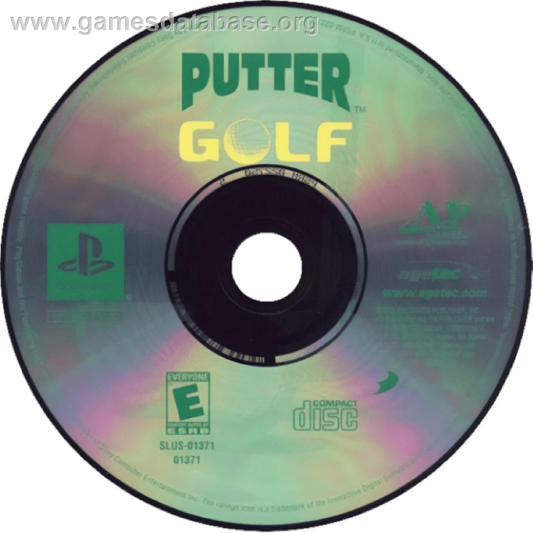 Putter Golf - Sony Playstation - Artwork - Cartridge