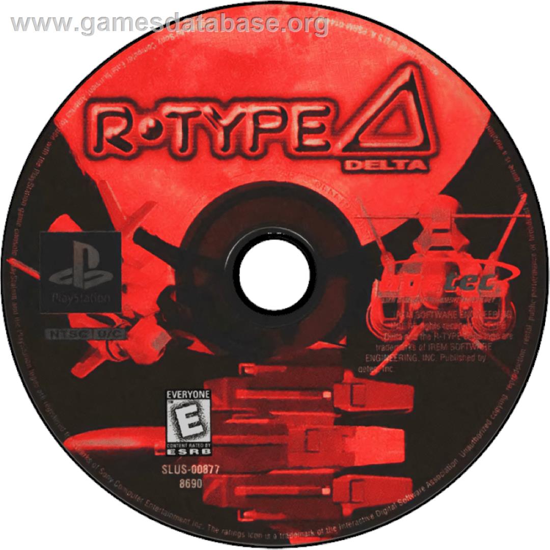 R-Type Delta - Sony Playstation - Artwork - Cartridge