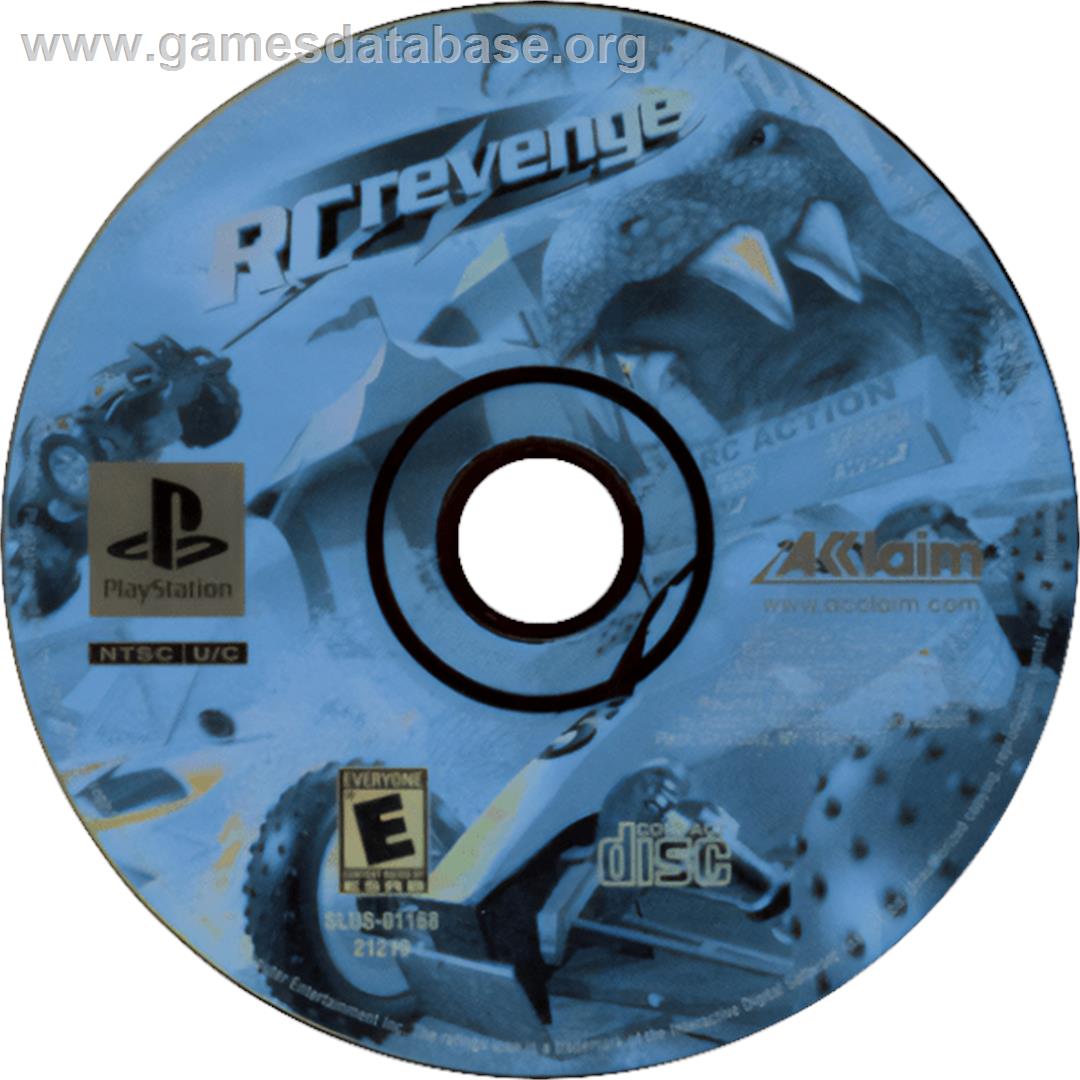 RC Revenge - Sony Playstation - Artwork - Cartridge