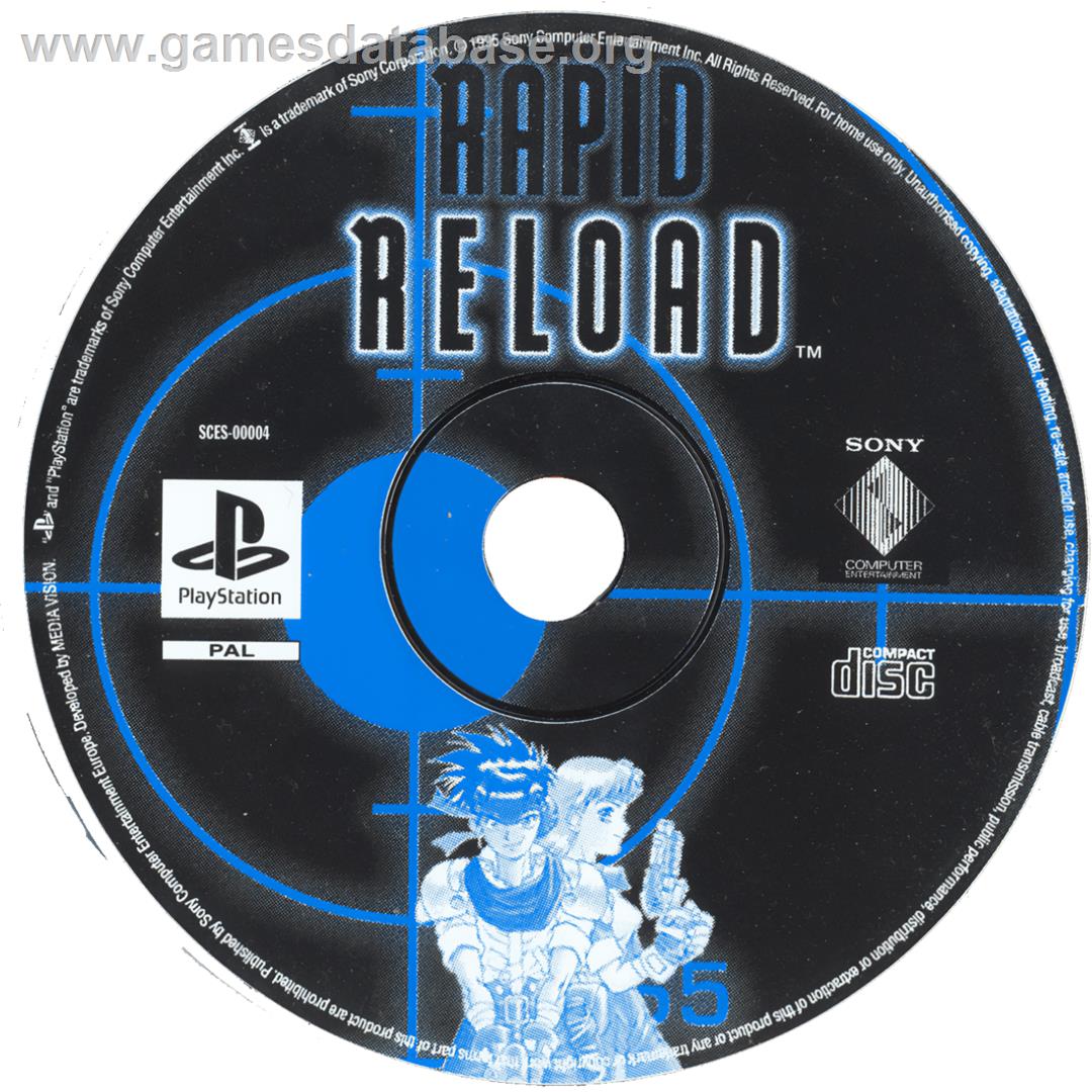 Rapid Reload - Sony Playstation - Artwork - Cartridge