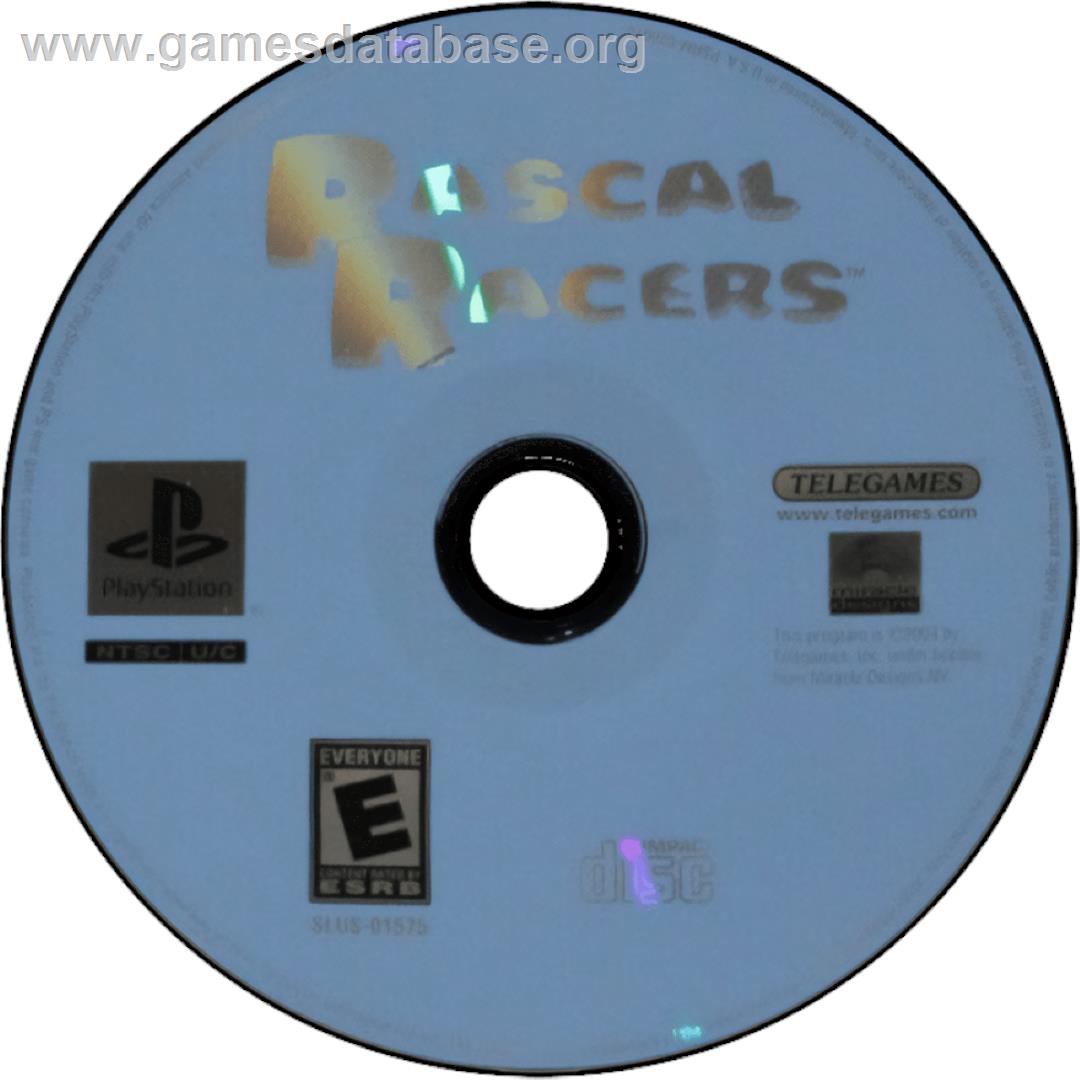 Rascal Racers - Sony Playstation - Artwork - Cartridge