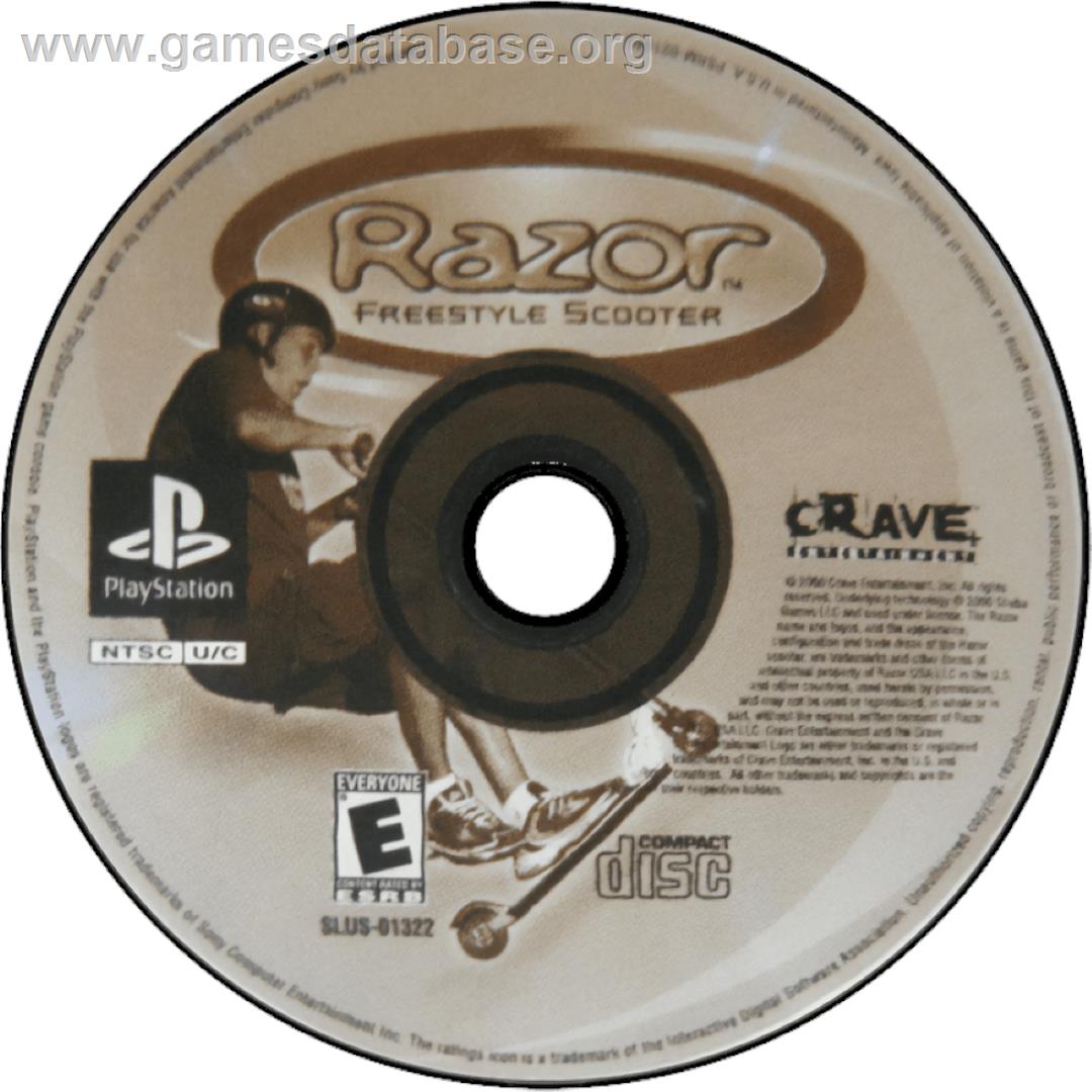 Razor Freestyle Scooter - Sony Playstation - Artwork - Cartridge