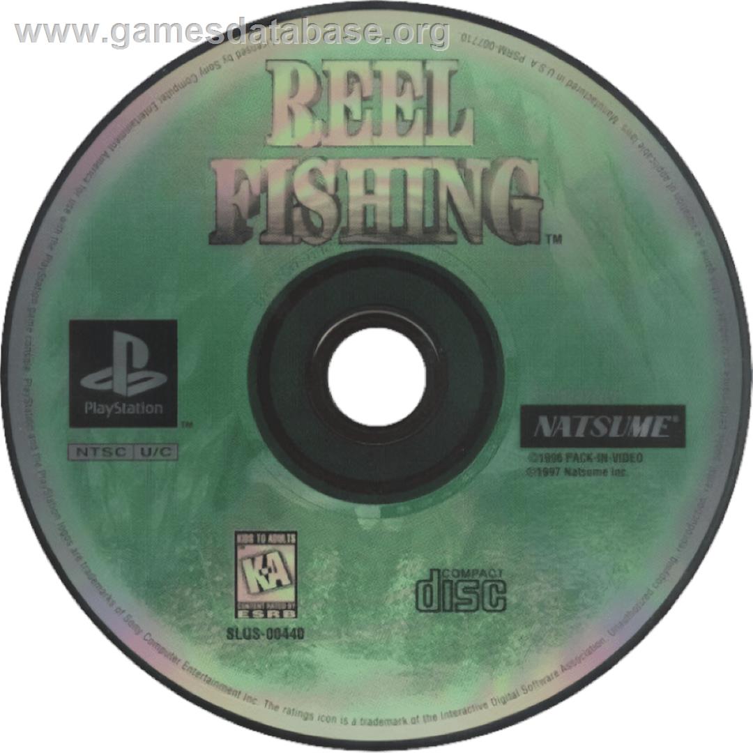Reel Fishing - Sony Playstation - Artwork - Cartridge