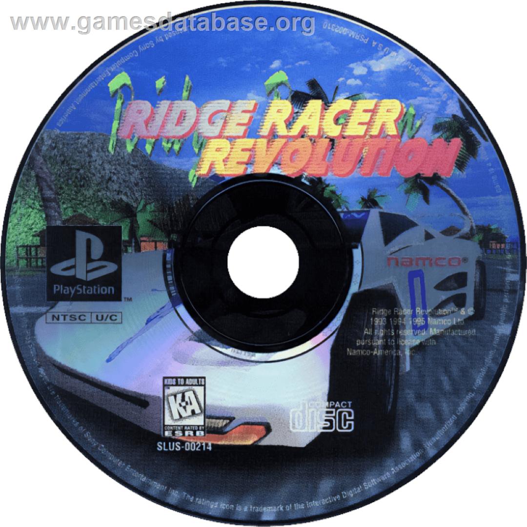Ridge Racer Revolution - Sony Playstation - Artwork - Cartridge