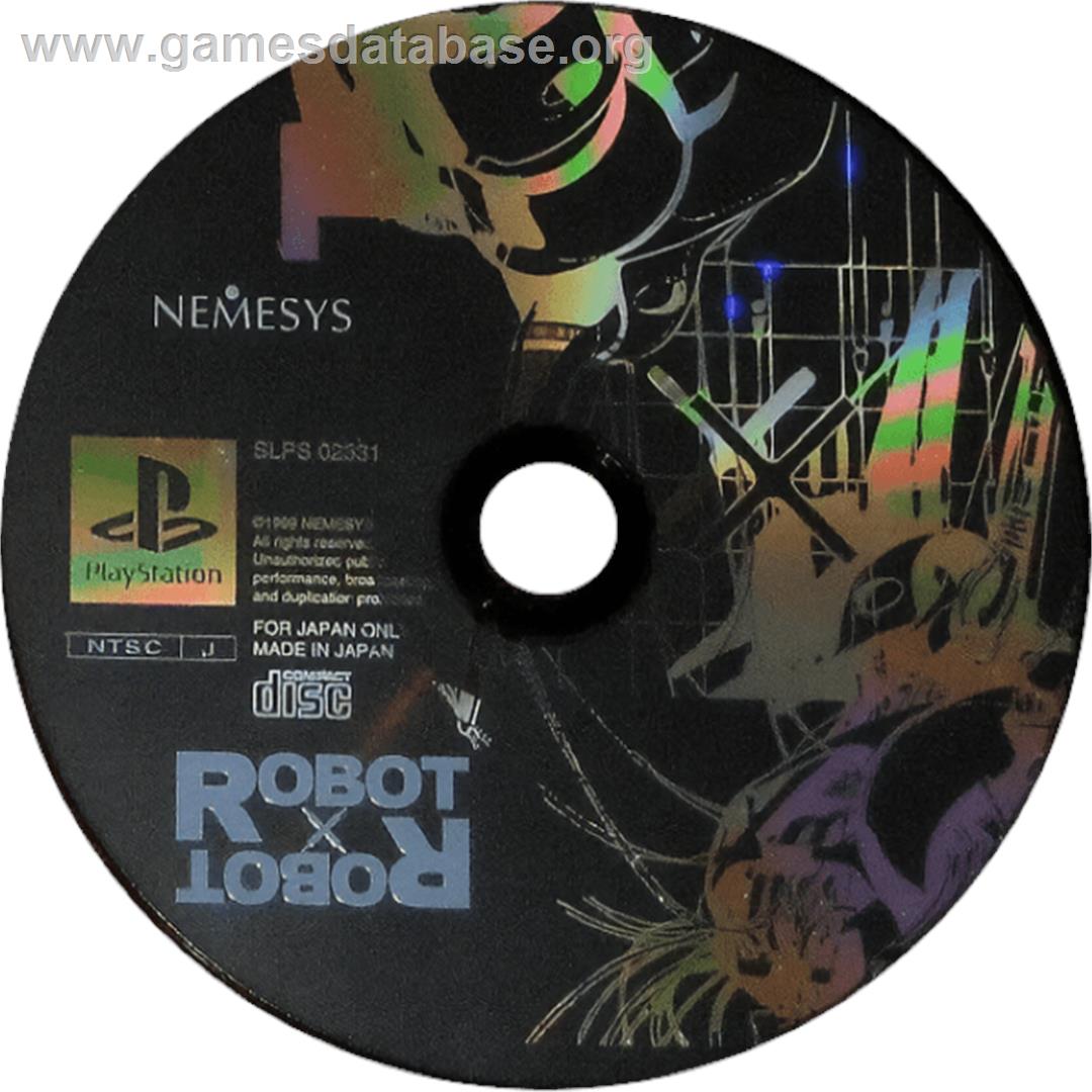 Robot X Robot - Sony Playstation - Artwork - Cartridge