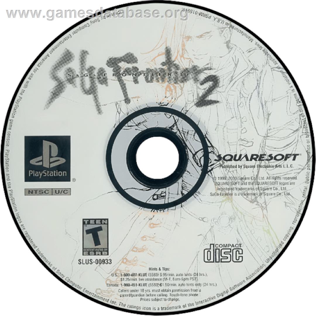 Saga Frontier 2 - Sony Playstation - Artwork - Cartridge