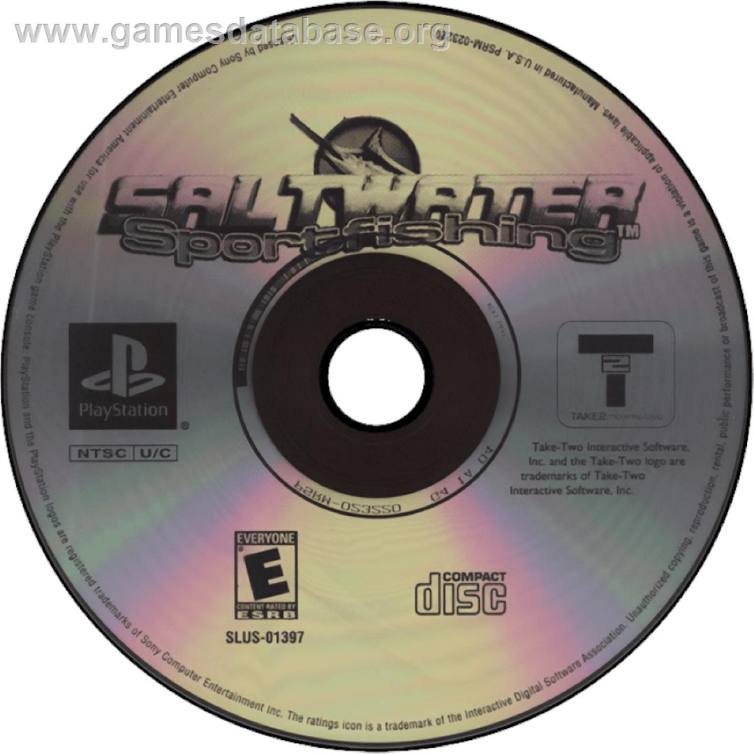 Saltwater Sportfishing - Sony Playstation - Artwork - Cartridge