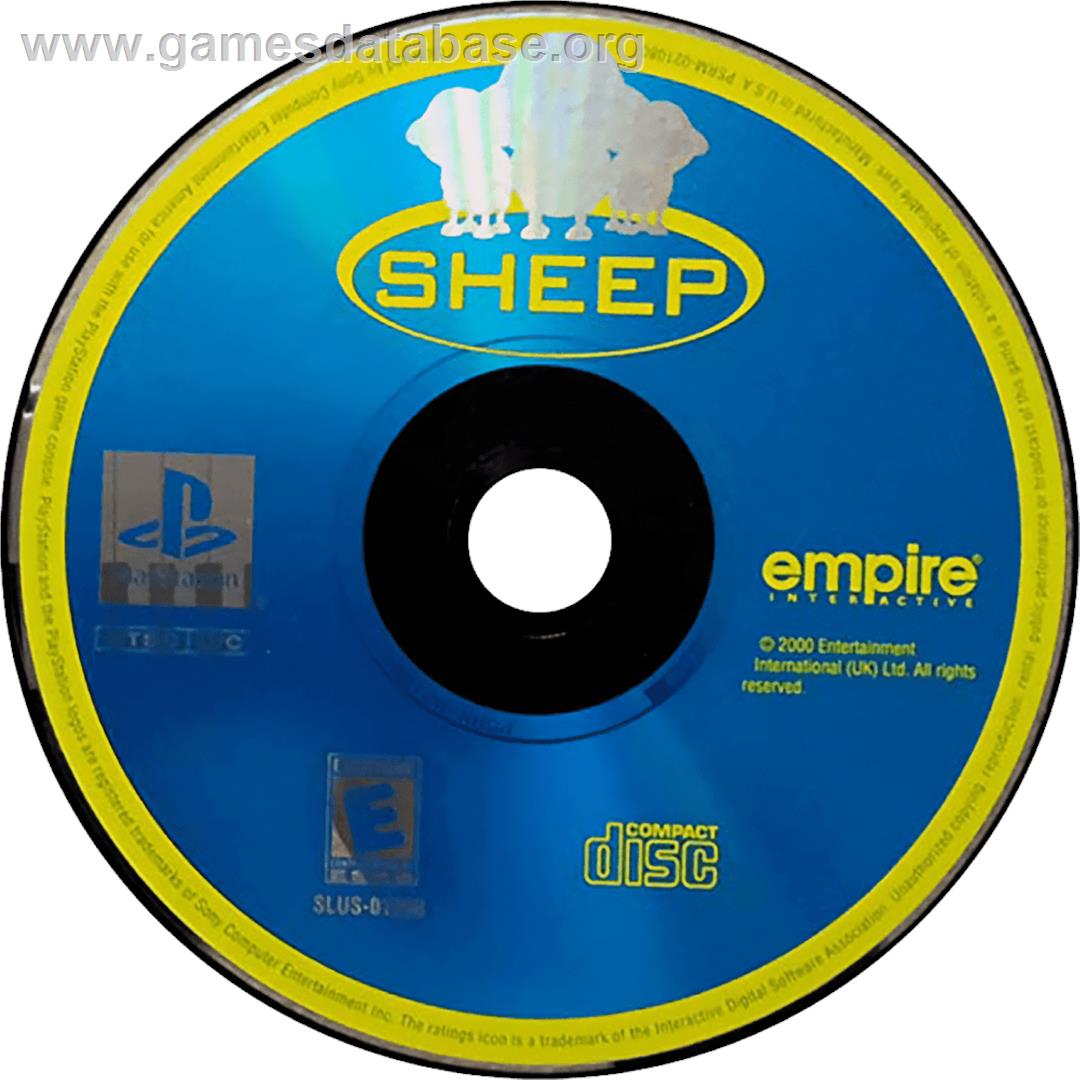 Sheep - Sony Playstation - Artwork - Cartridge