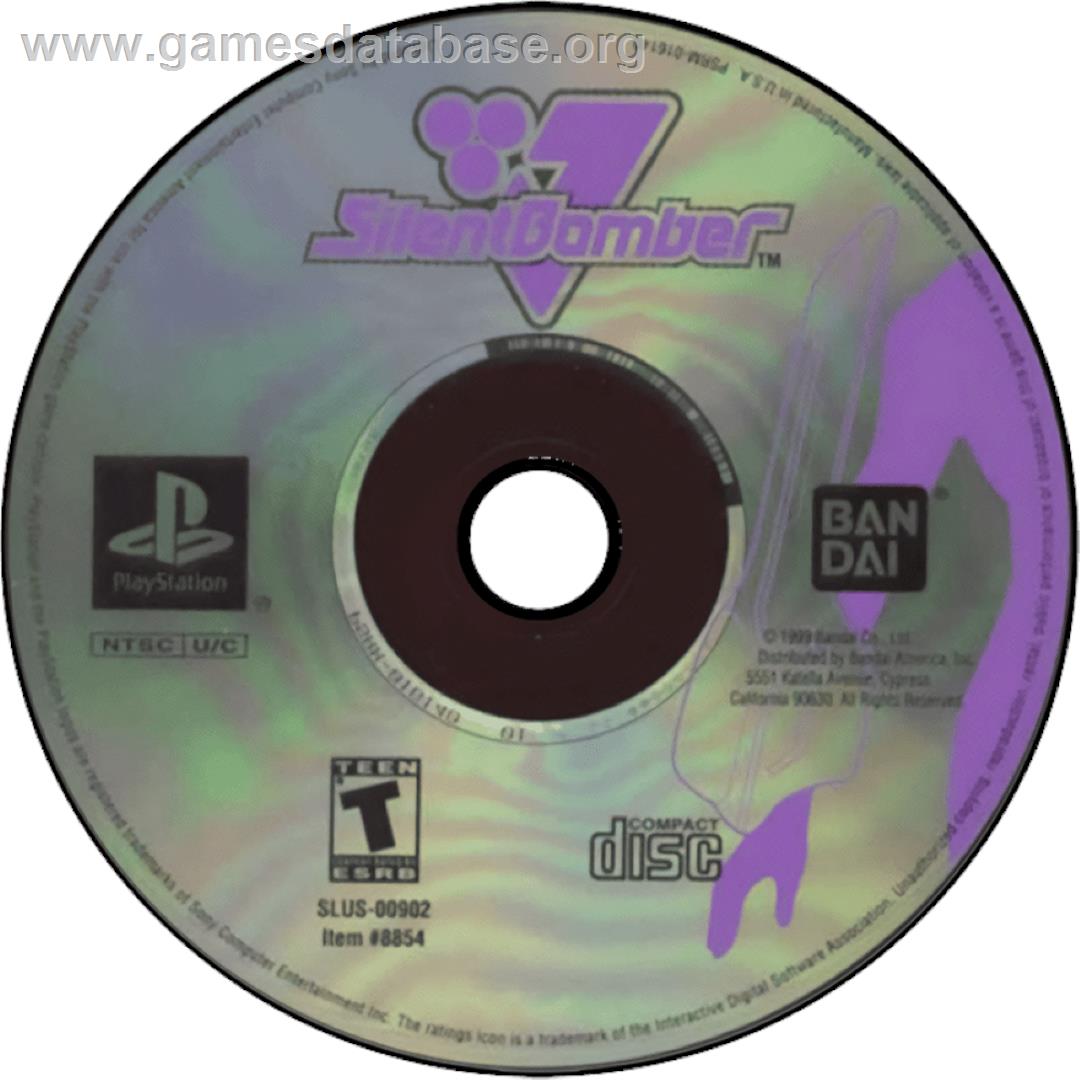 Silent Bomber - Sony Playstation - Artwork - Cartridge