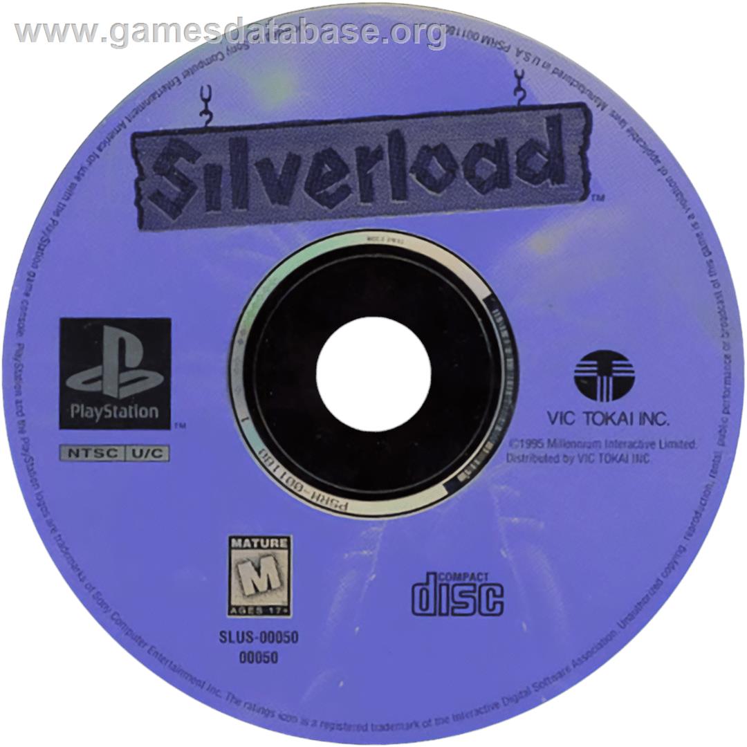 Silverload - Sony Playstation - Artwork - Cartridge