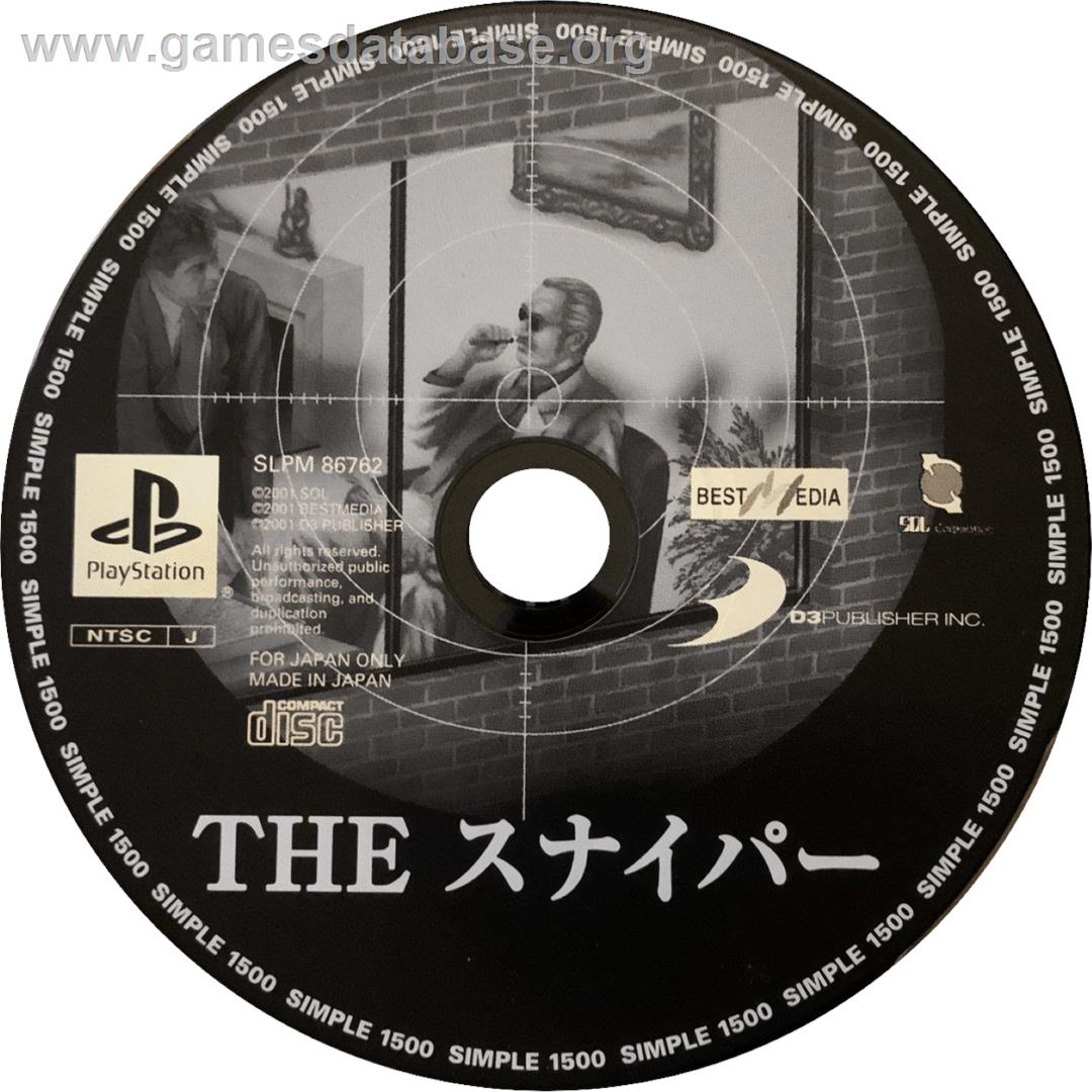 Sniper (simple 1500 Series), The - Sony Playstation - Artwork - Cartridge
