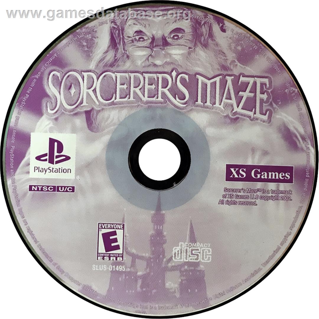 Sorcerer's Maze - Sony Playstation - Artwork - Cartridge