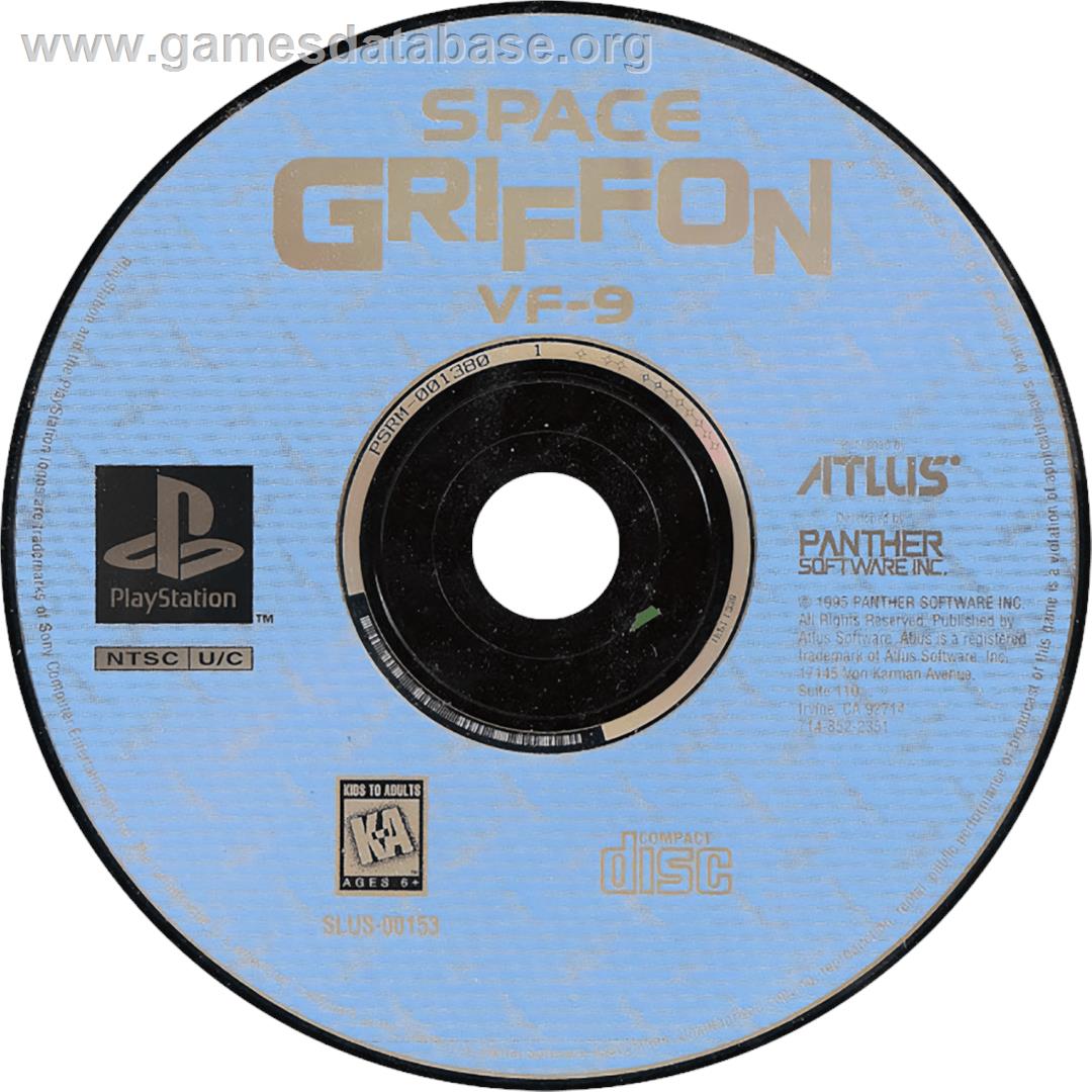 Space Griffon VF-9 - Sony Playstation - Artwork - Cartridge