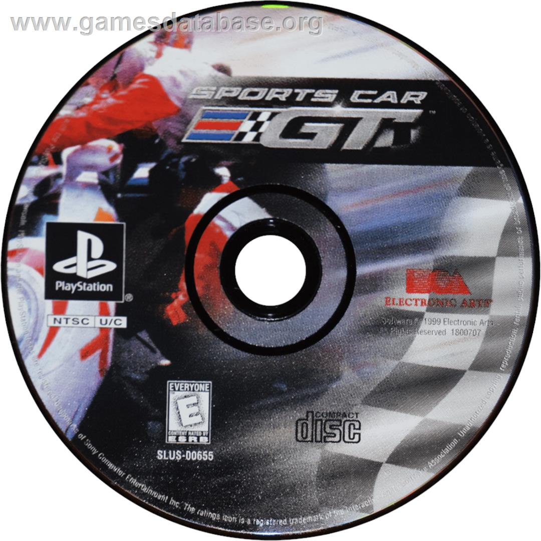Sports Car GT - Sony Playstation - Artwork - Cartridge