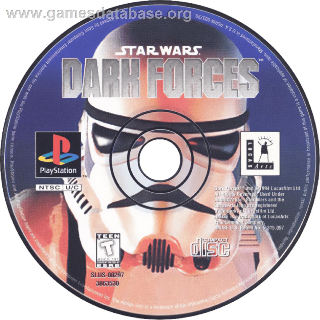 Star Wars: Dark Forces - Sony Playstation - Artwork - Cartridge
