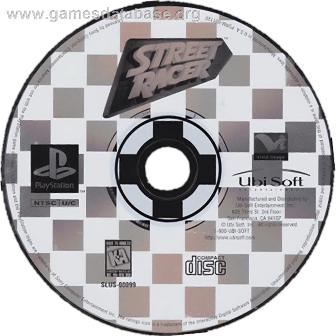 Street Racer - Sony Playstation - Artwork - Cartridge
