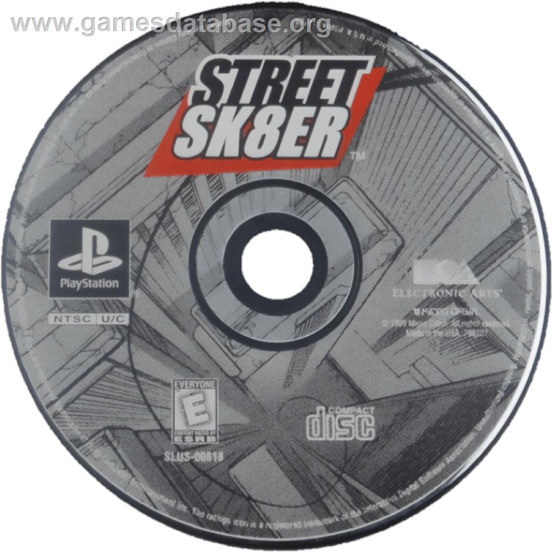 Street Sk8er - Sony Playstation - Artwork - Cartridge