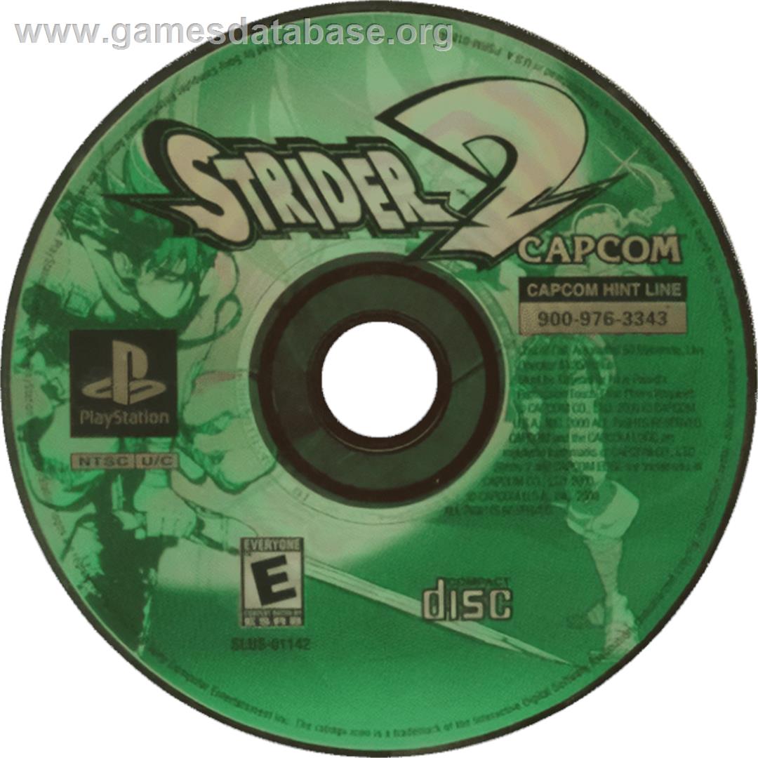 Strider - Sony Playstation - Artwork - Cartridge