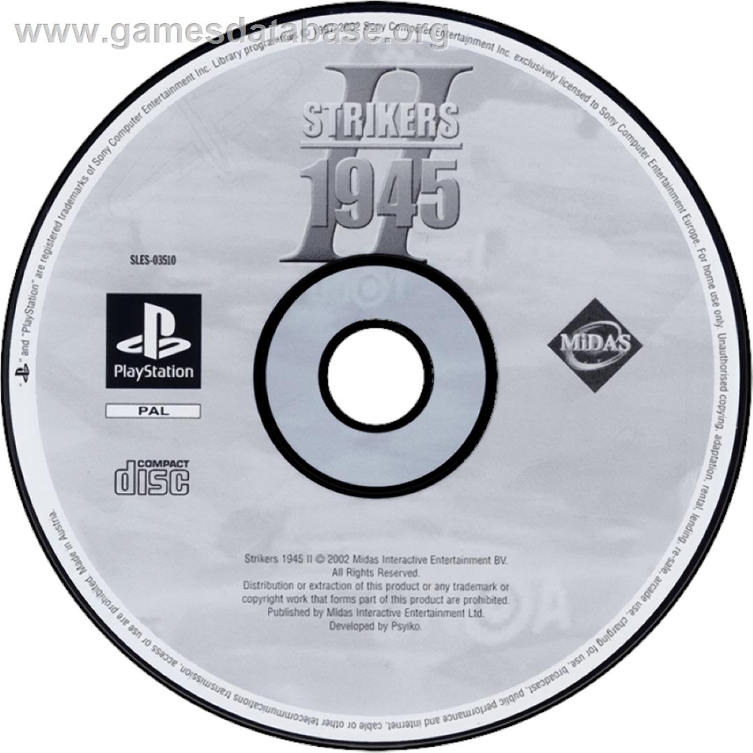 Strikers 1945 2 - Sony Playstation - Artwork - Cartridge