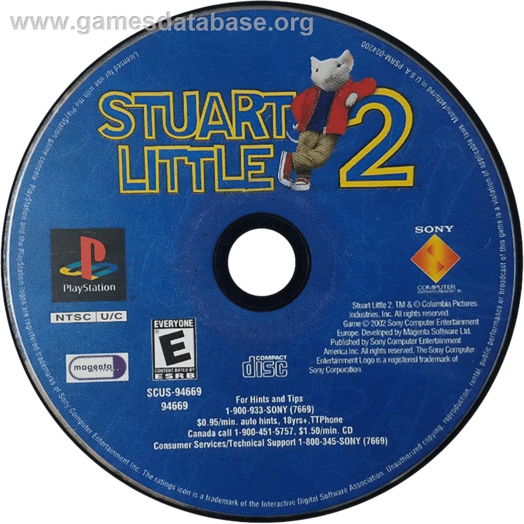 Stuart Little 2 - Sony Playstation - Artwork - Cartridge