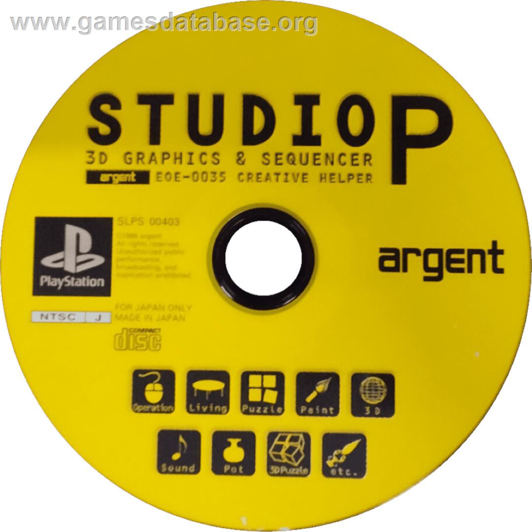 Studio P - Sony Playstation - Artwork - Cartridge