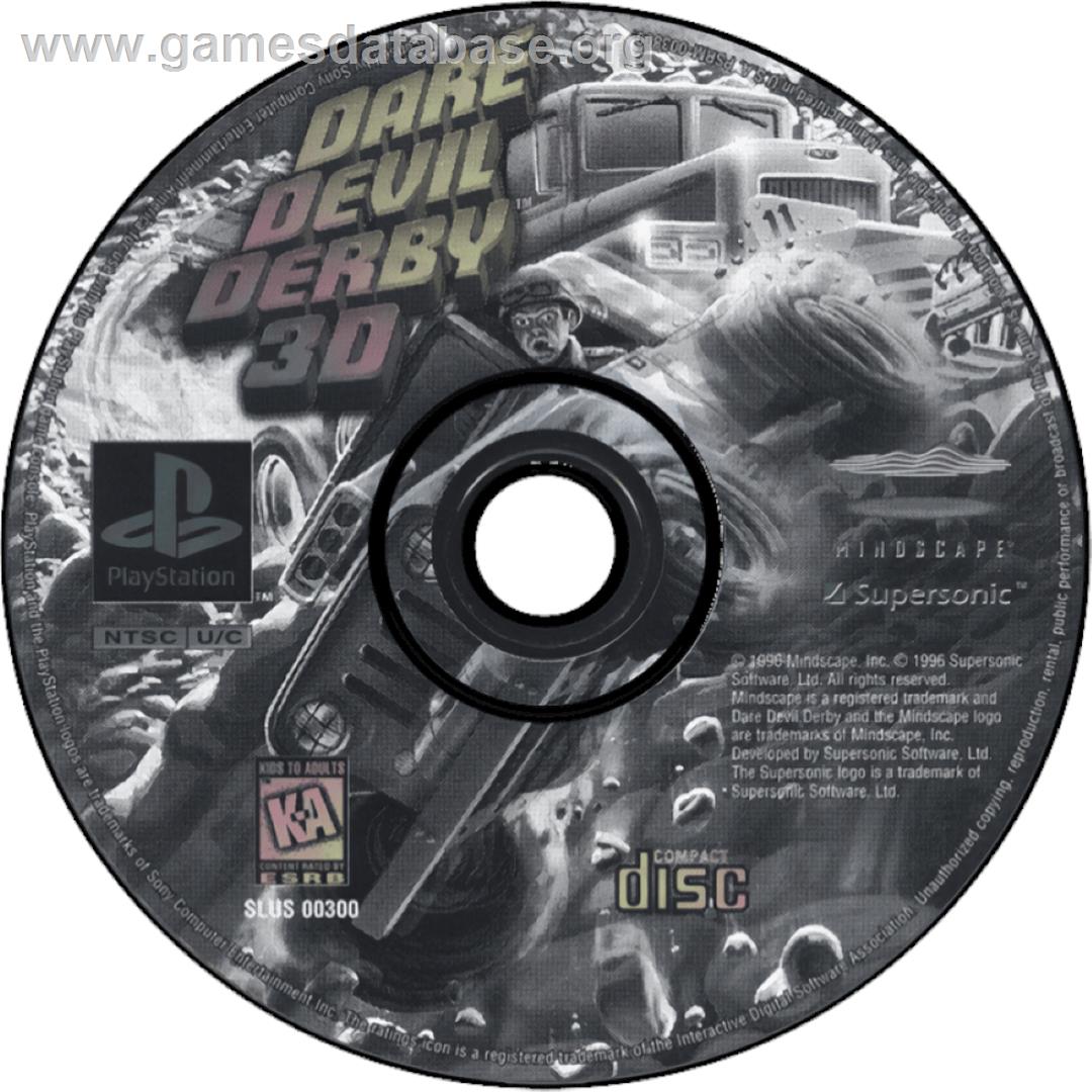 Supersonic Racers - Sony Playstation - Artwork - Cartridge