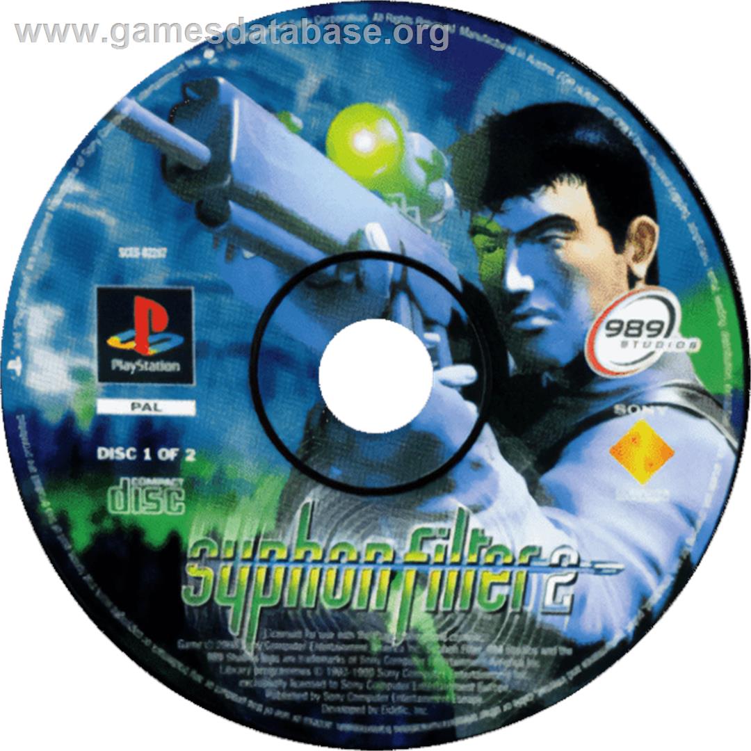 Syphon Filter 2 - Sony Playstation - Artwork - Cartridge