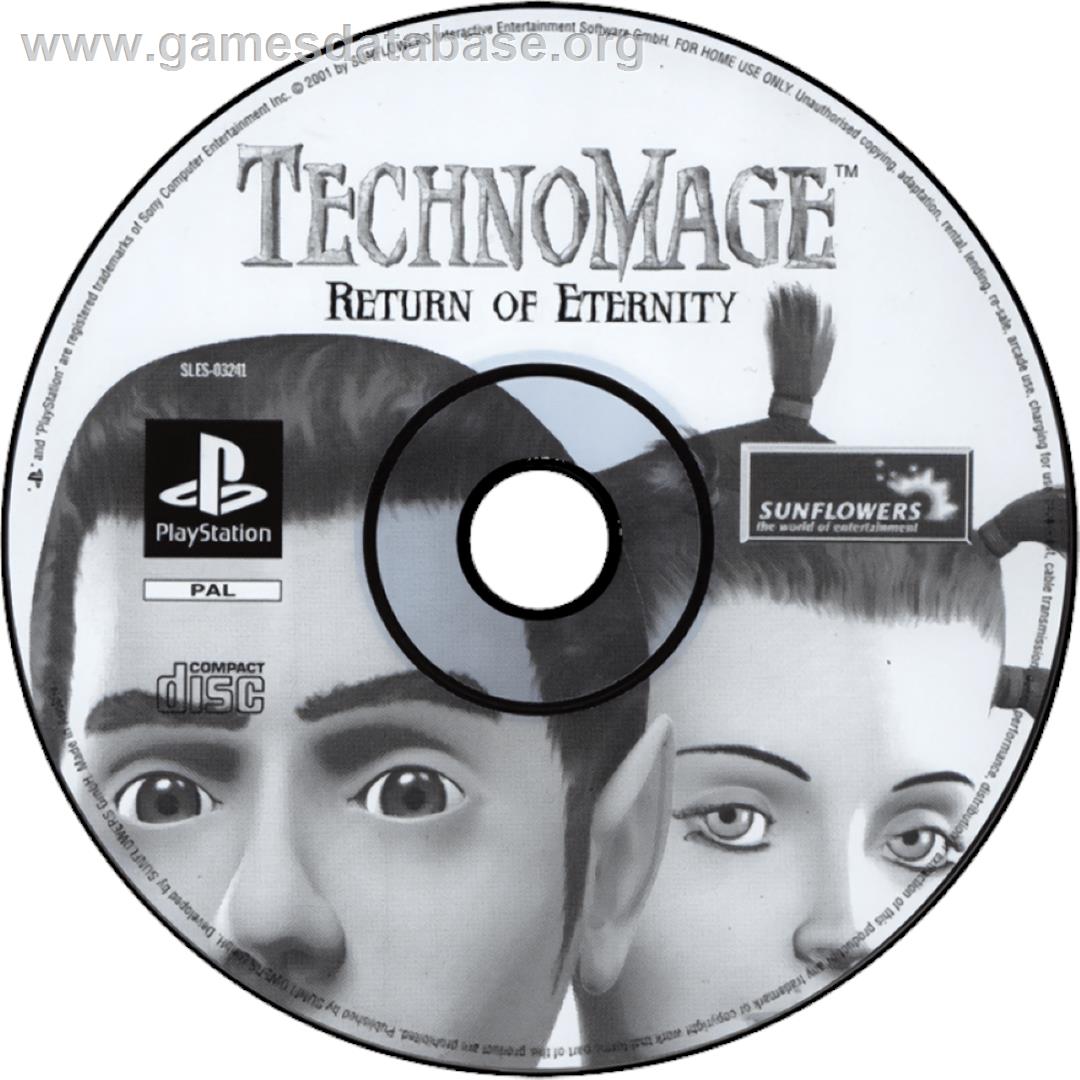 TechnoMage: Return of Eternity - Sony Playstation - Artwork - Cartridge