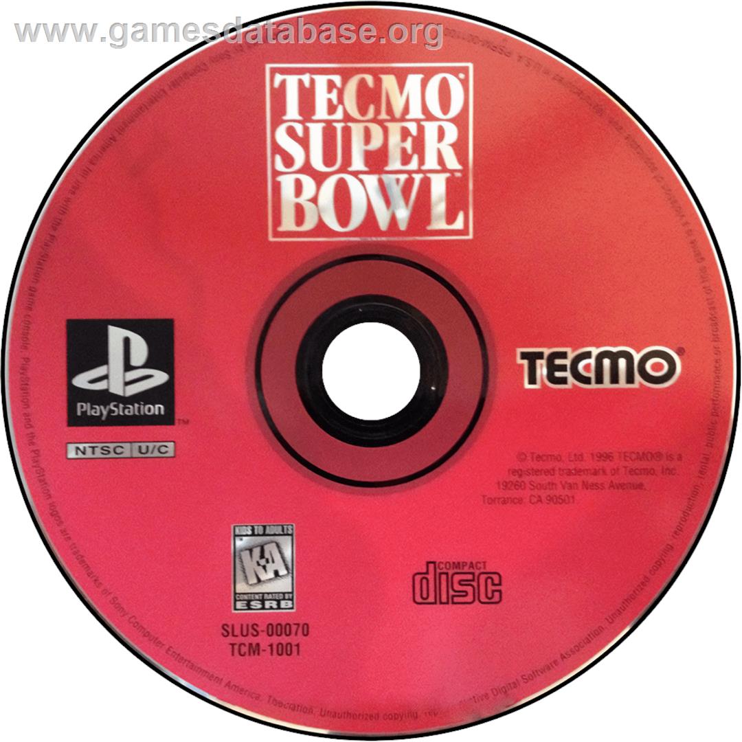 Tecmo Super Bowl - Sony Playstation - Artwork - Cartridge