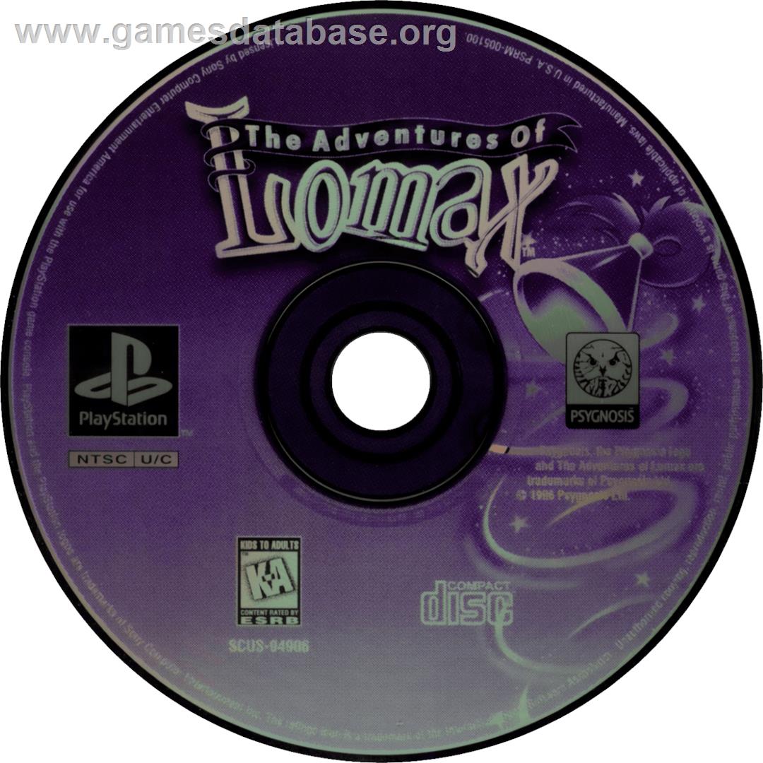 The Adventures of Lomax - Sony Playstation - Artwork - Cartridge