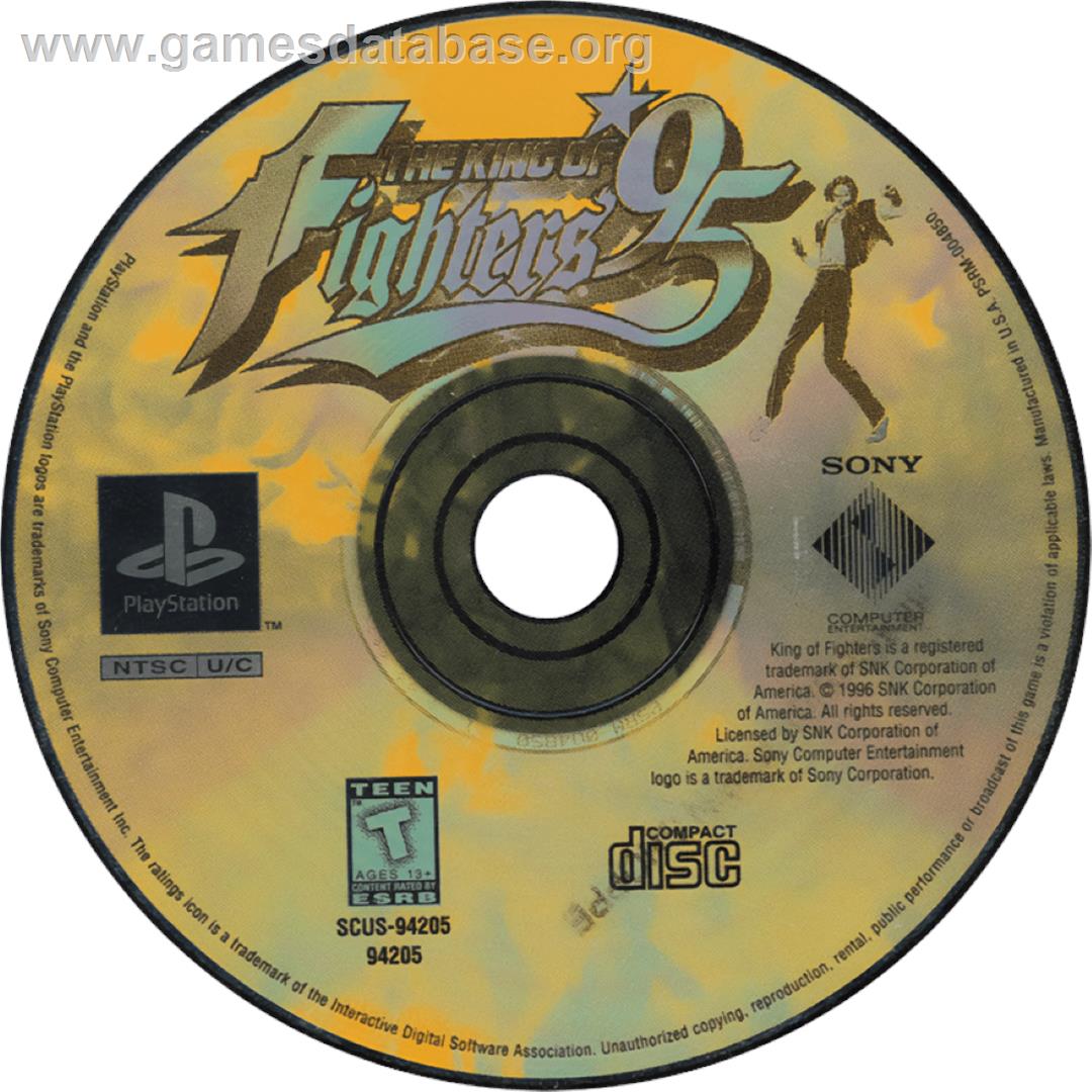 The King of Fighters '95 - Sony Playstation - Artwork - Cartridge