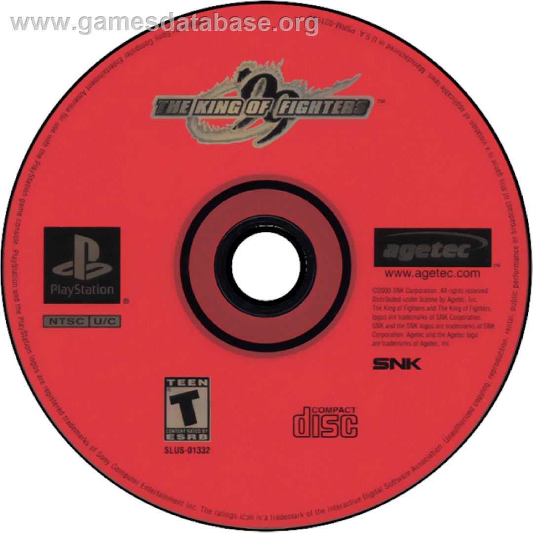 The King of Fighters '99 - Sony Playstation - Artwork - Cartridge