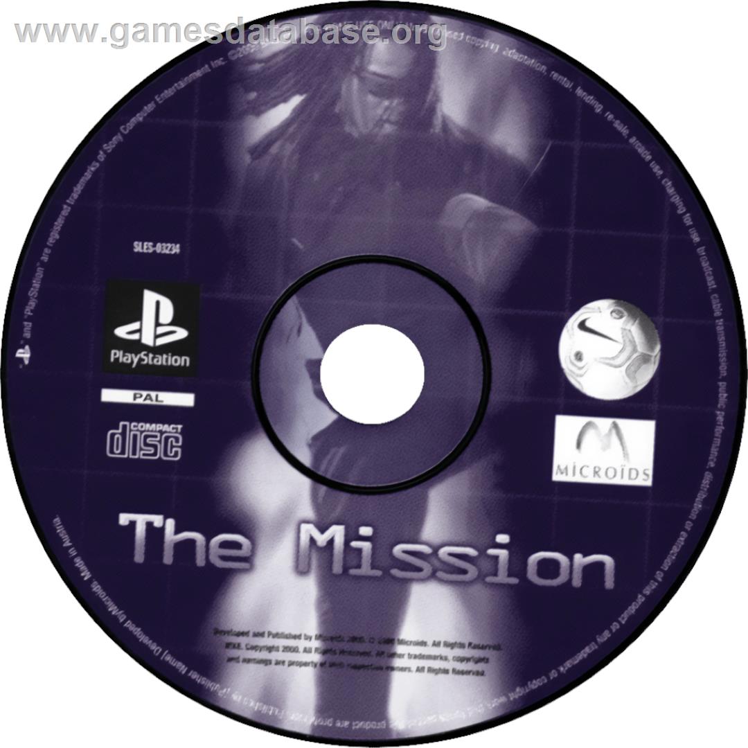 The Mission - Sony Playstation - Artwork - Cartridge