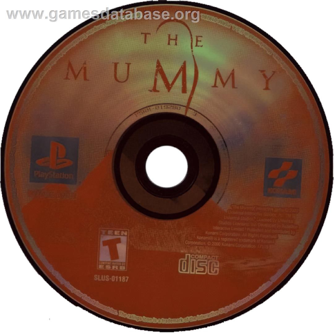 The Mummy - Sony Playstation - Artwork - Cartridge