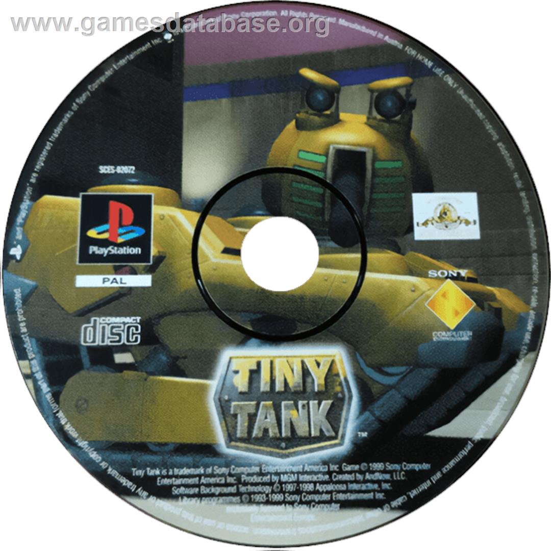 Tiny Tank - Sony Playstation - Artwork - Cartridge