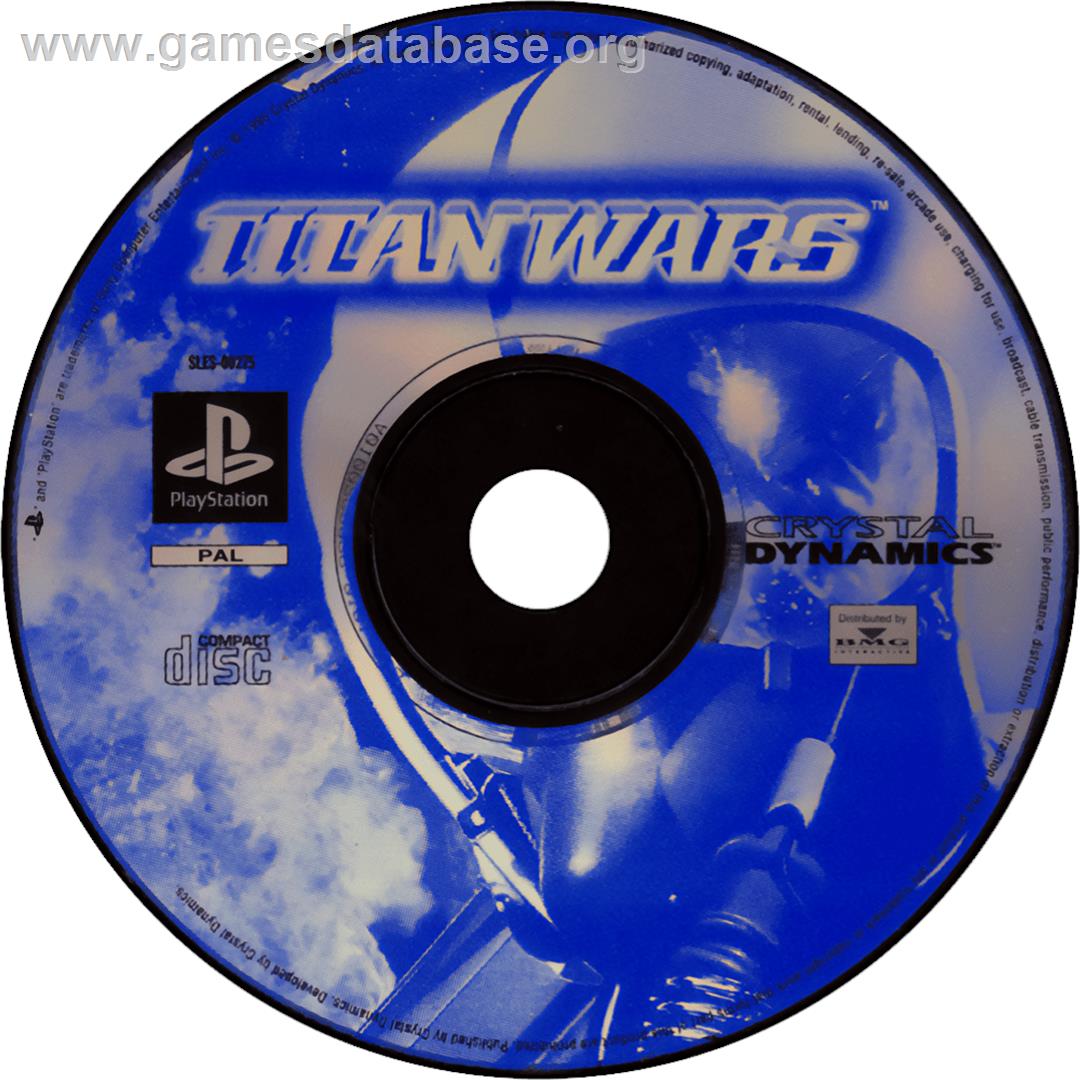 Titan Wars - Sony Playstation - Artwork - Cartridge