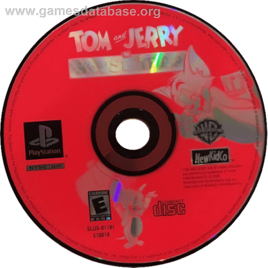 Tom And Jerry In House Trap - Sony Playstation - Artwork - Cartridge