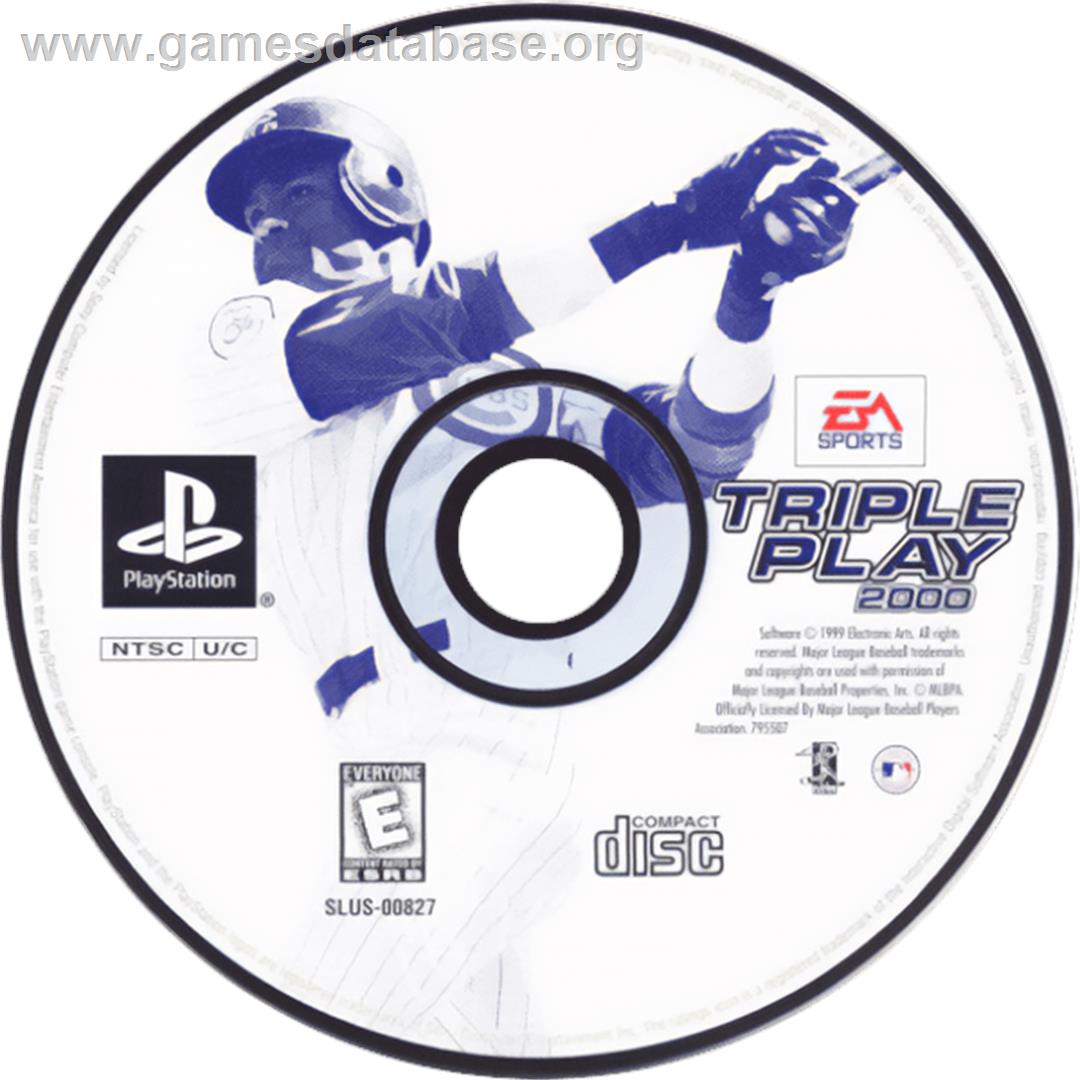Triple Play 2000 - Sony Playstation - Artwork - Cartridge