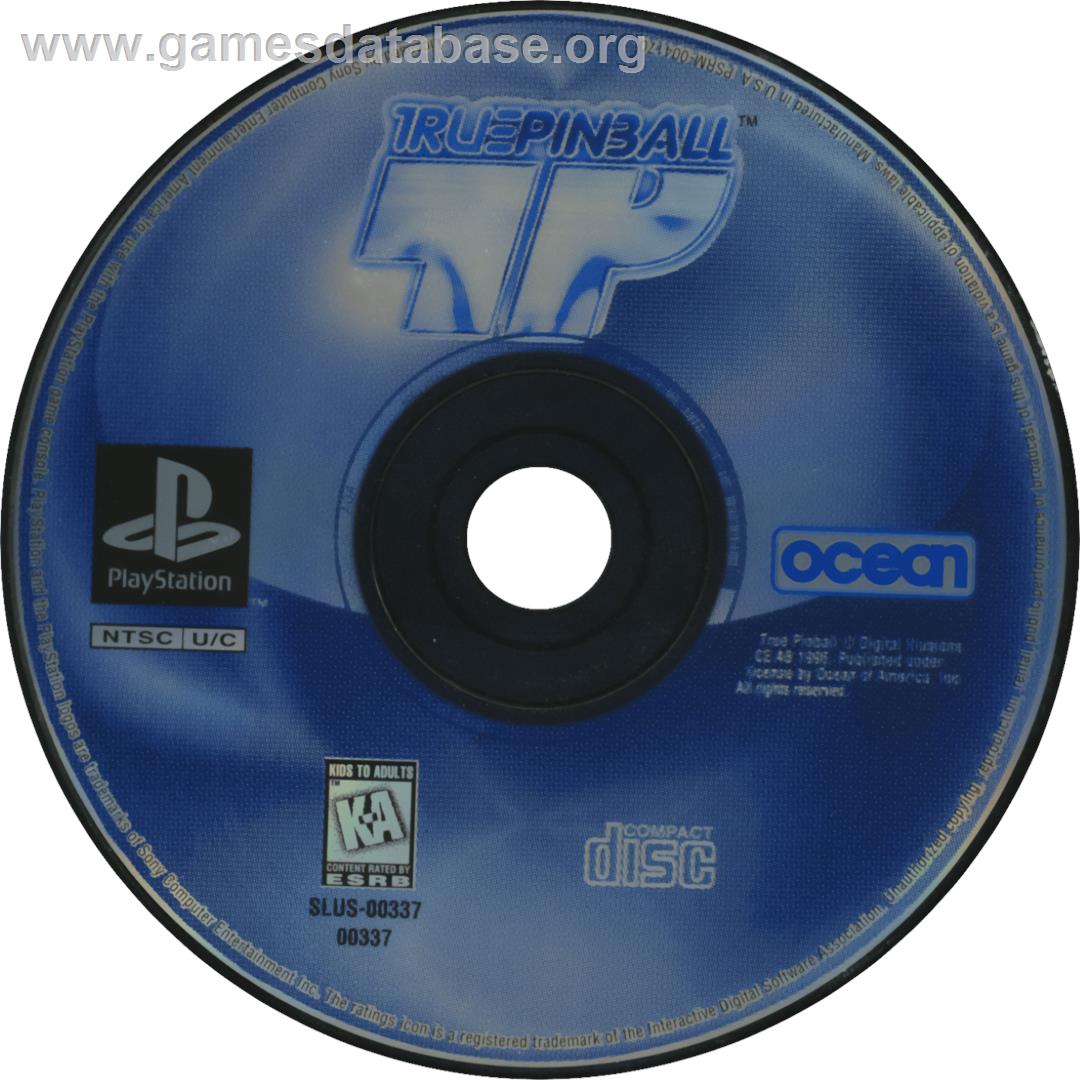 True Pinball - Sony Playstation - Artwork - Cartridge
