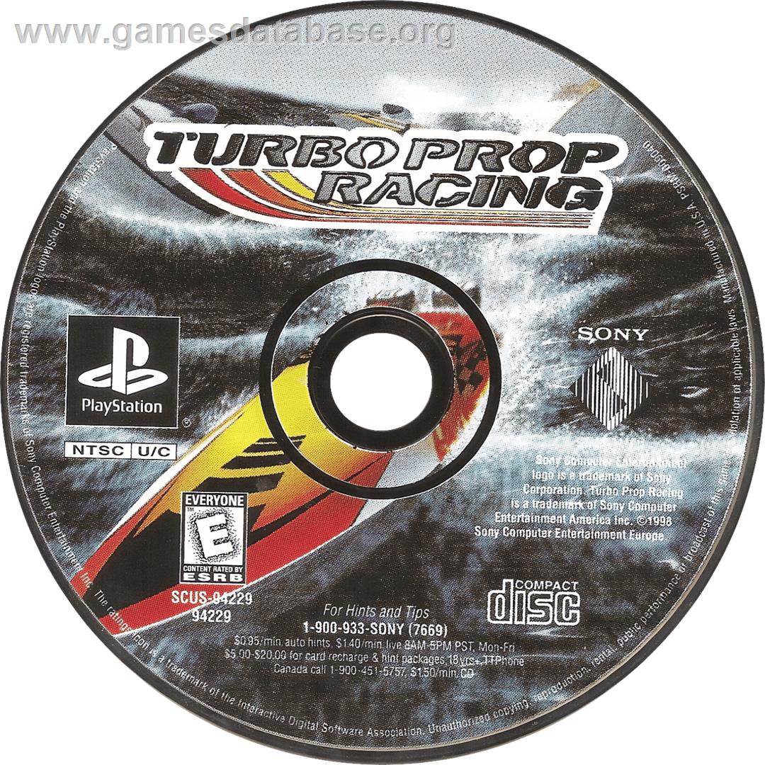 Turbo Prop Racing - Sony Playstation - Artwork - Cartridge
