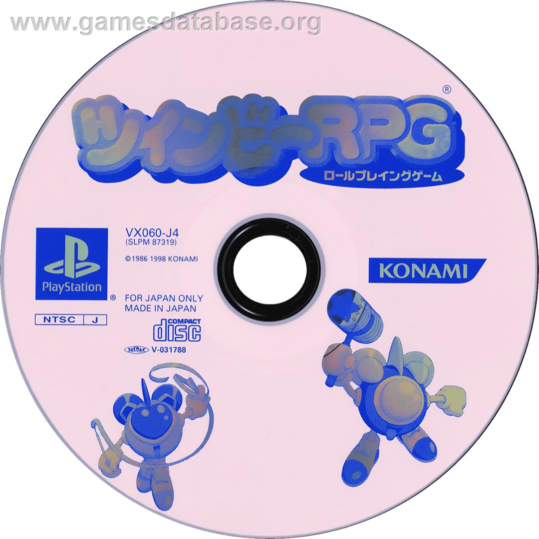 Twinbee RPG - Sony Playstation - Artwork - Cartridge