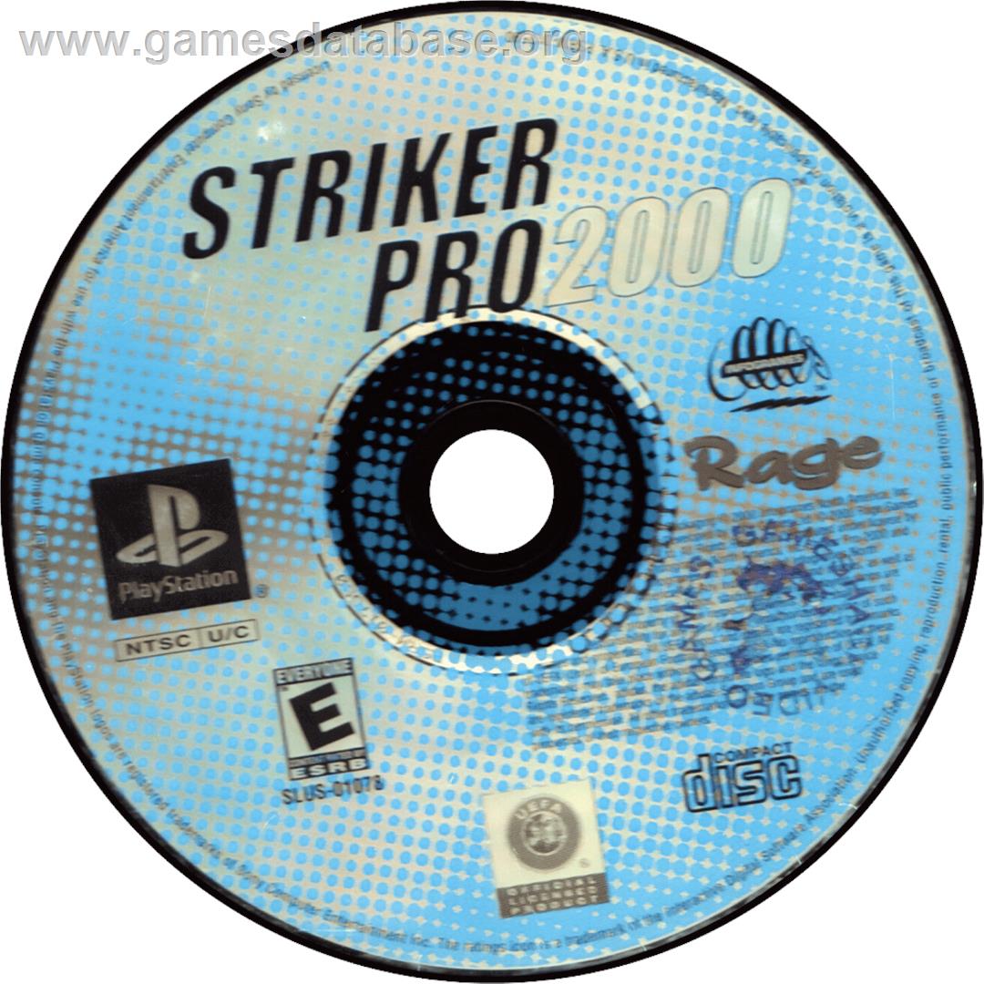 Uefa Striker - Sony Playstation - Artwork - Cartridge